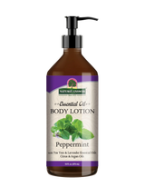 Essential Oil Peppermint Body Lotion 16 0z