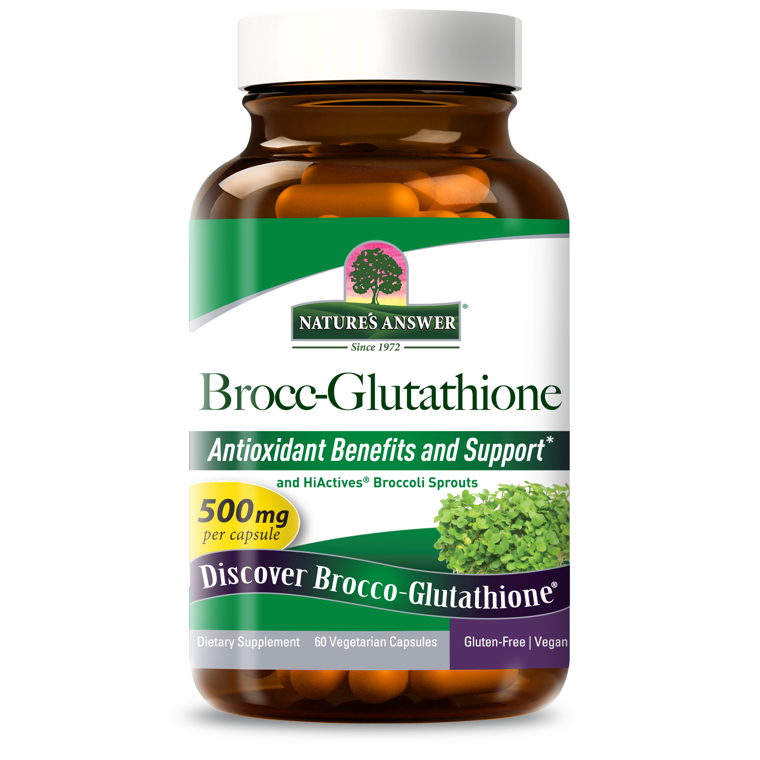 Brocco Glutathione Capsules | Nature's Answer Brocco Glutathione Capsules | Nature's Answer