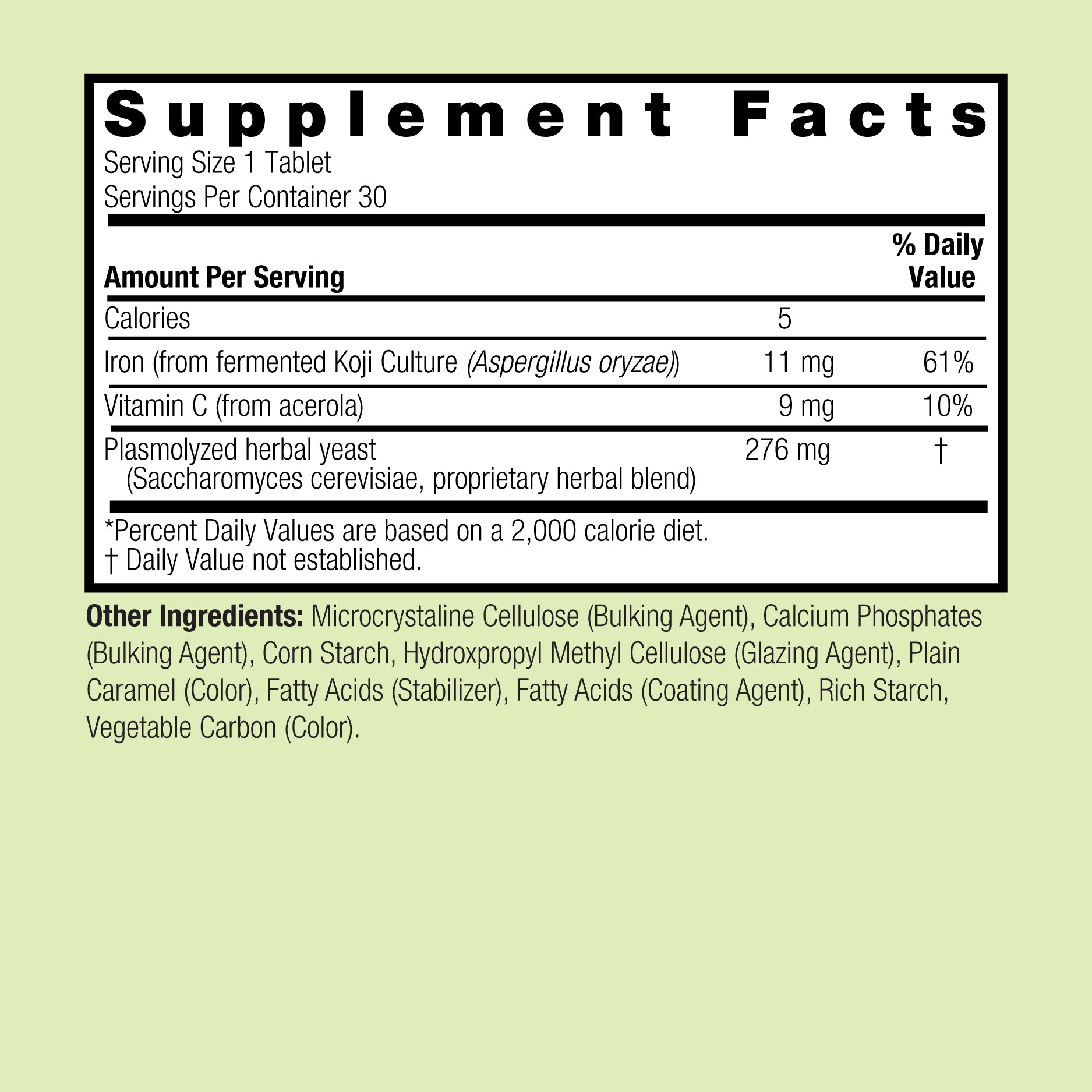 Strath Tablets with KOJI Mushroom Iron
