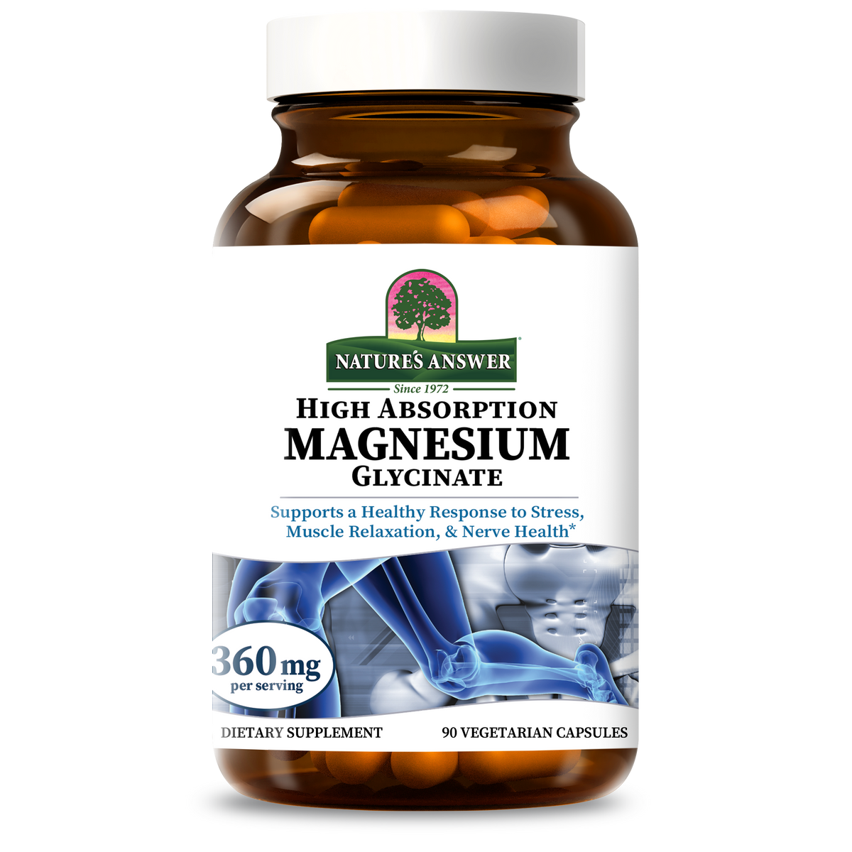Magnesium Glycinate - Veggie Capsules