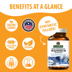 Magnesium Glycinate - Veggie Capsules