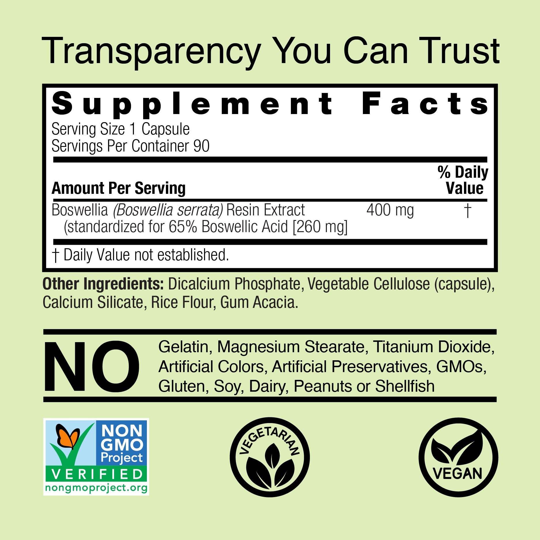 Boswellia - Veggie Capsules