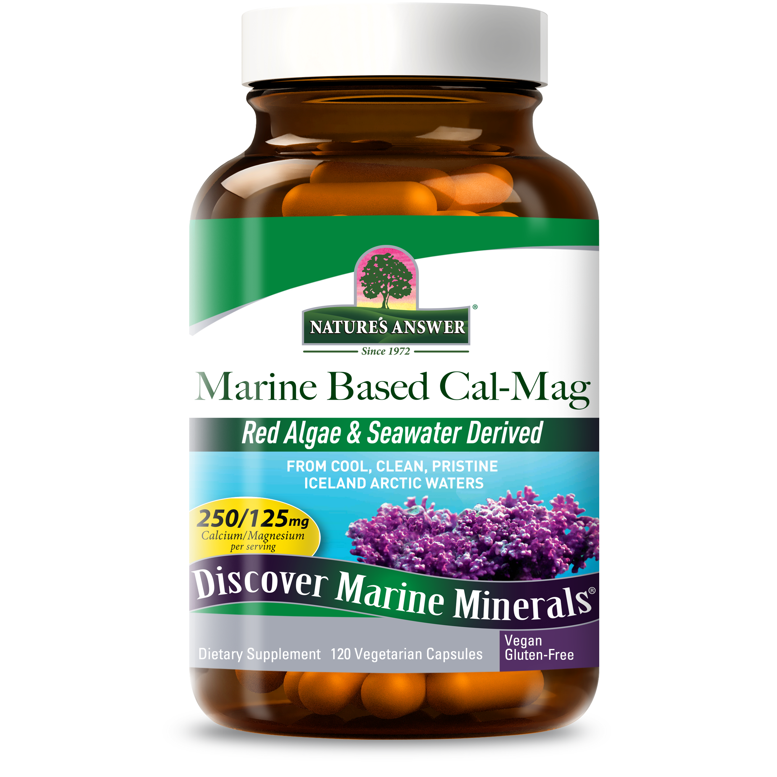 Marine Based Calcium Magnesium - Veggie Capsules