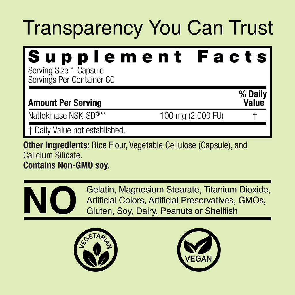 Nattokinase NSK-SD - Veggie Capsules