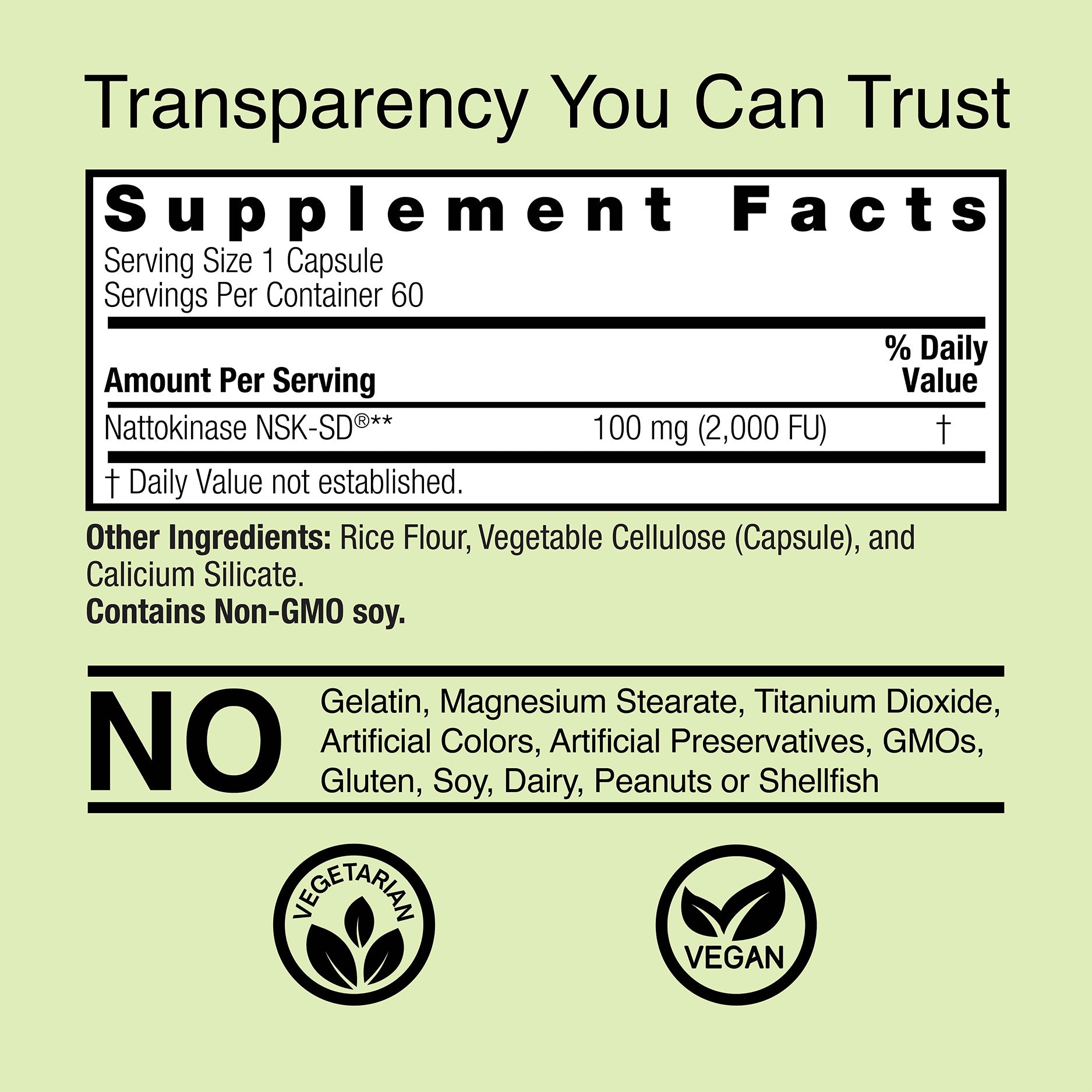 Nattokinase NSK-SD - Veggie Capsules