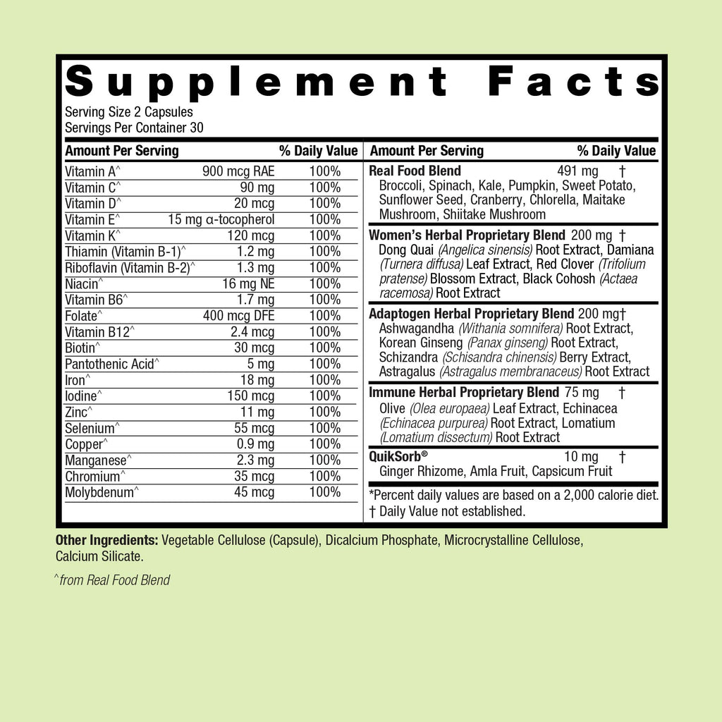 Women’s 100 Multivitamin - Veggie Capsules