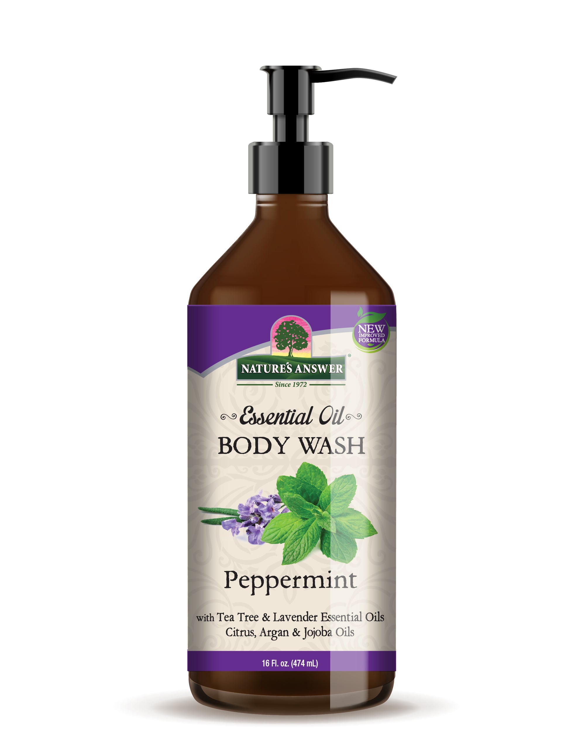 Essential Oil Peppermint Body Wash