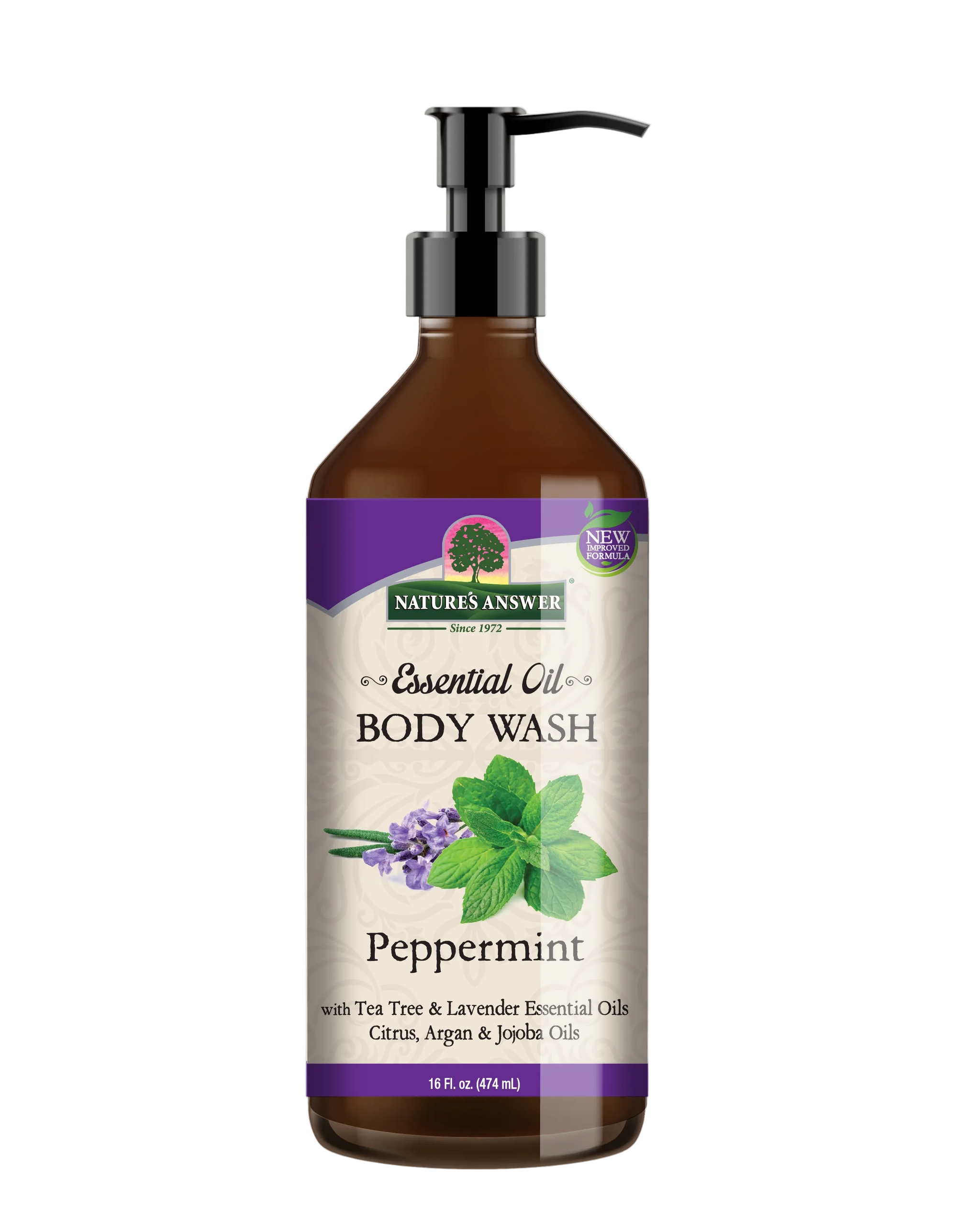 Essential Oil Peppermint Body Wash