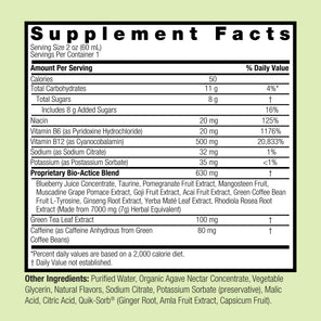 Green Tea Energy 12-Pack - Alcohol Free Liquid