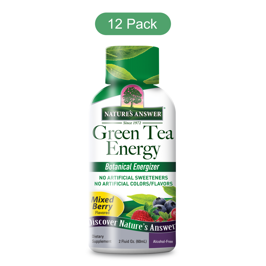 Green Tea Energy 12-Pack - Alcohol Free Liquid