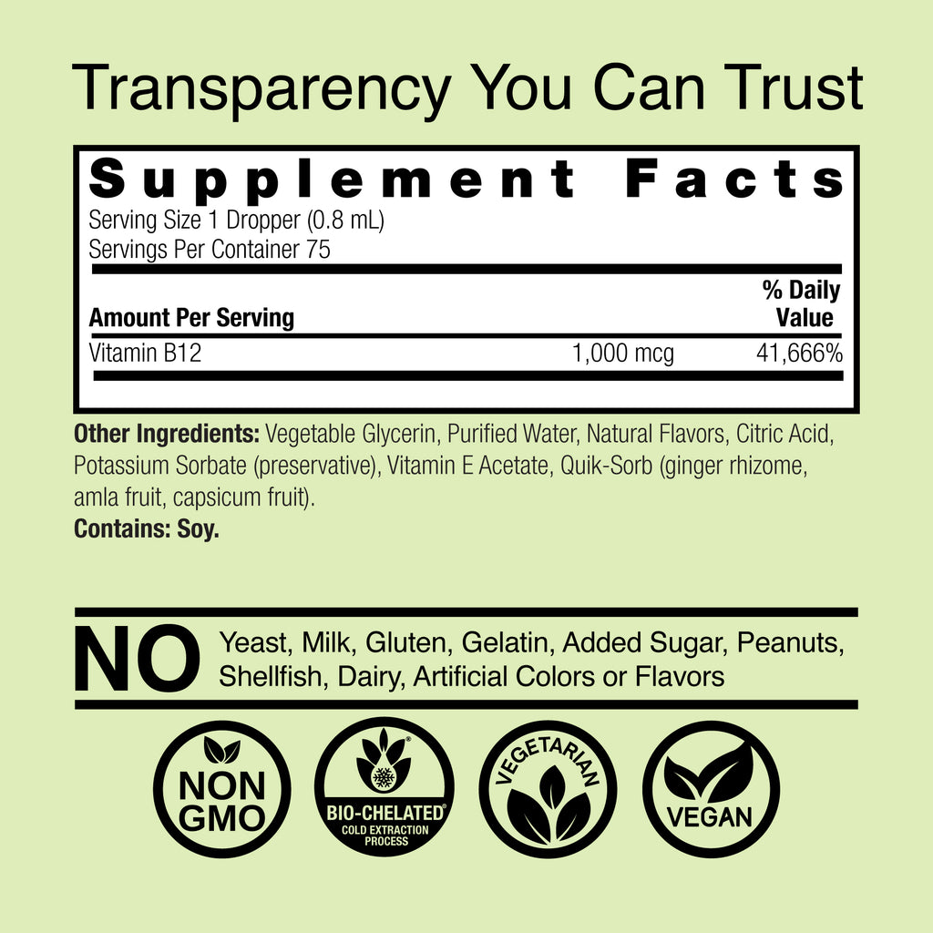 Vitamin B-12 - Alcohol Free Liquid