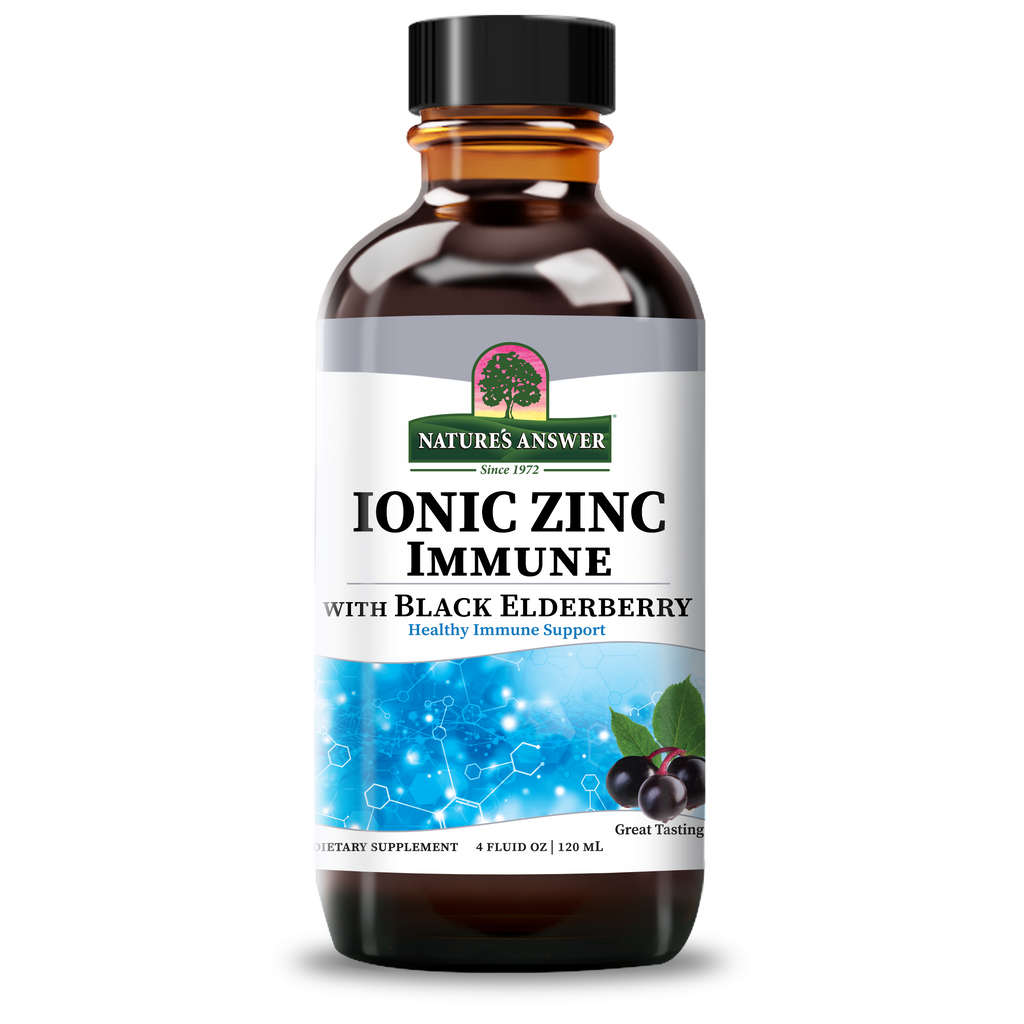 Ionic Zinc Immune with Black Elderberry - Alcohol Free Liquid