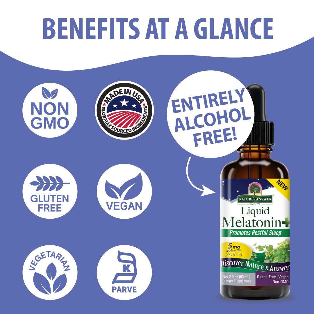 Melatonin Plus - Alcohol Free Liquid
