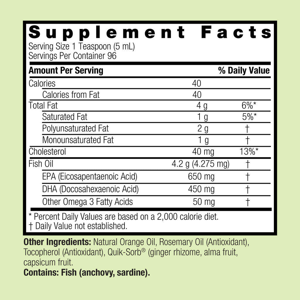 Omega 3 - Alcohol Free Liquid