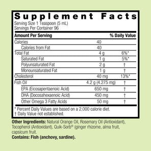 Omega 3 - Alcohol Free Liquid