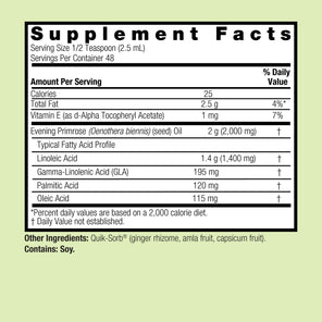 Evening Primrose Oil - Alcohol Free Liquid