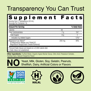 Magnesium Glycinate - Alcohol Free Liquid