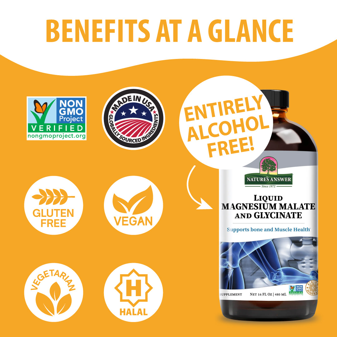 Magnesium Glycinate - Alcohol Free Liquid