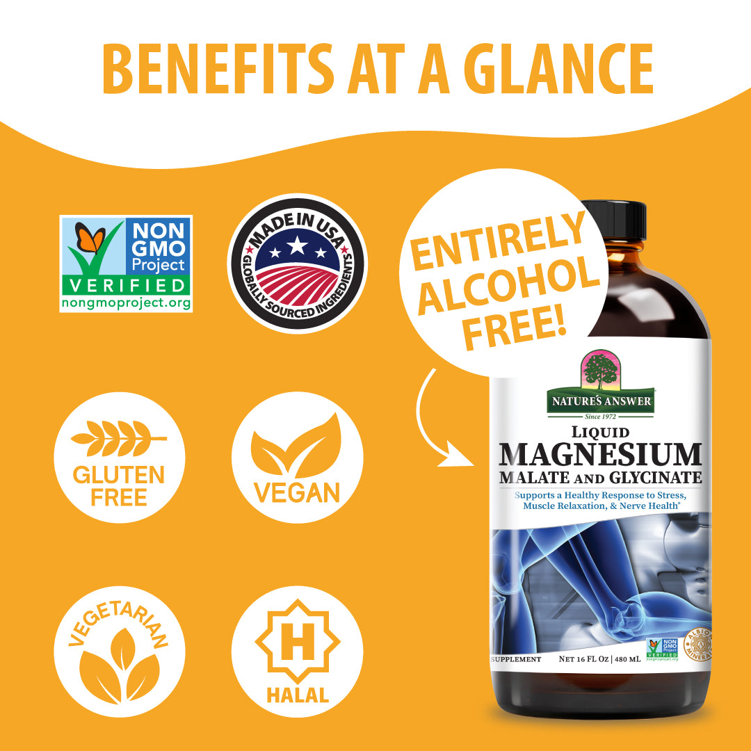 Magnesium Glycinate - Alcohol Free Liquid