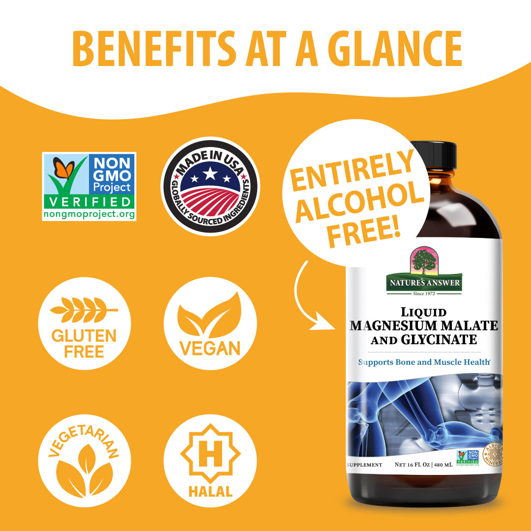 Magnesium Glycinate - Alcohol Free Liquid