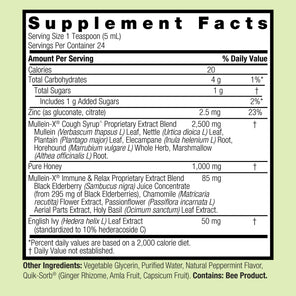 Mullein-X Cough^ Syrup, Immune & Relax