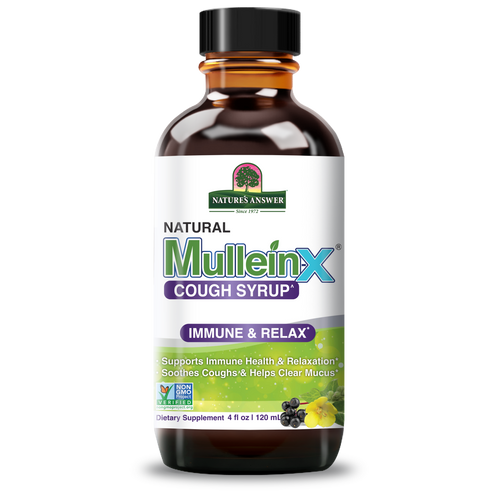 Mullein-X Cough Syrup - Immune & Relax 4oz | Order Mullein Cough