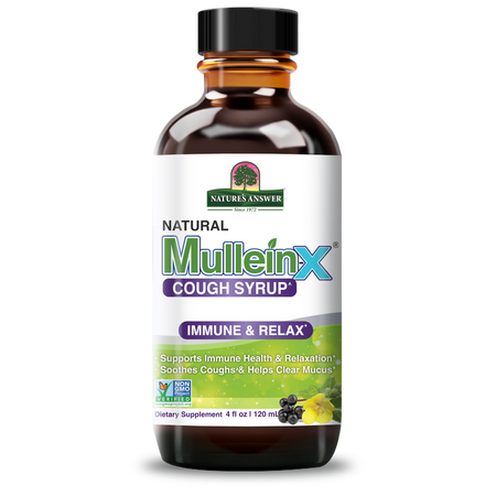 Mullein-X Cough Syrup - Immune & Relax 4oz | Order Mullein Cough