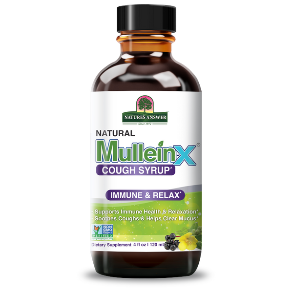 Mullein-X Cough Syrup - Immune & Relax 4oz | Order Mullein Cough