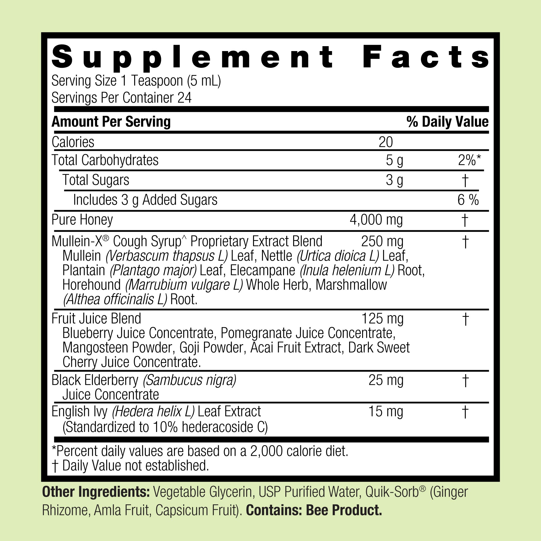 Mullein-X Childrens Cough^ Syrup