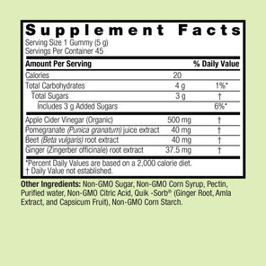 Apple Cider Vinegar & Ginger - Gummies