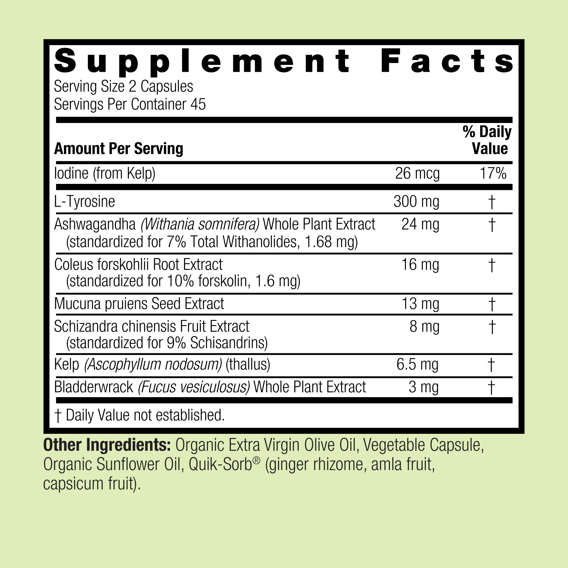 Thyroid Blend - Veggie Capsules