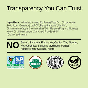 Organic Vanilla & Cinnamon - Essential Oil