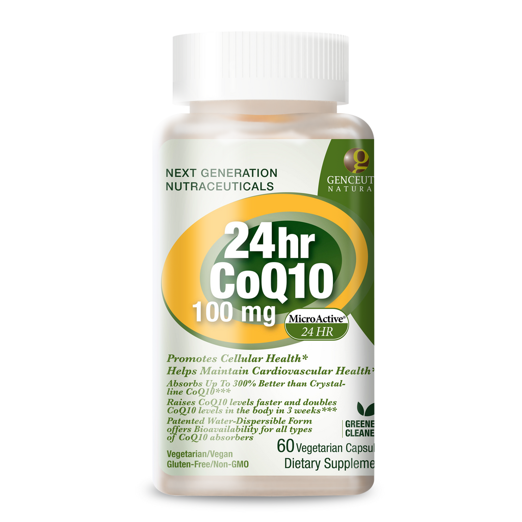 24hr Microactive COQ10 100mg - Veggie Capsules