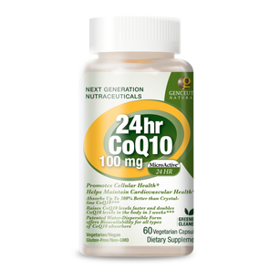 24hr Microactive COQ10 100mg - Veggie Capsules