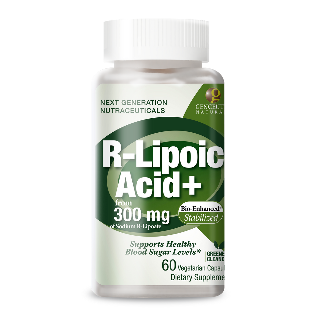 Bio-Enhanced Natural R-Lipoic Acid - Veggie Capsules