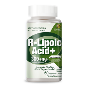 Bio-Enhanced Natural R-Lipoic Acid - Veggie Capsules
