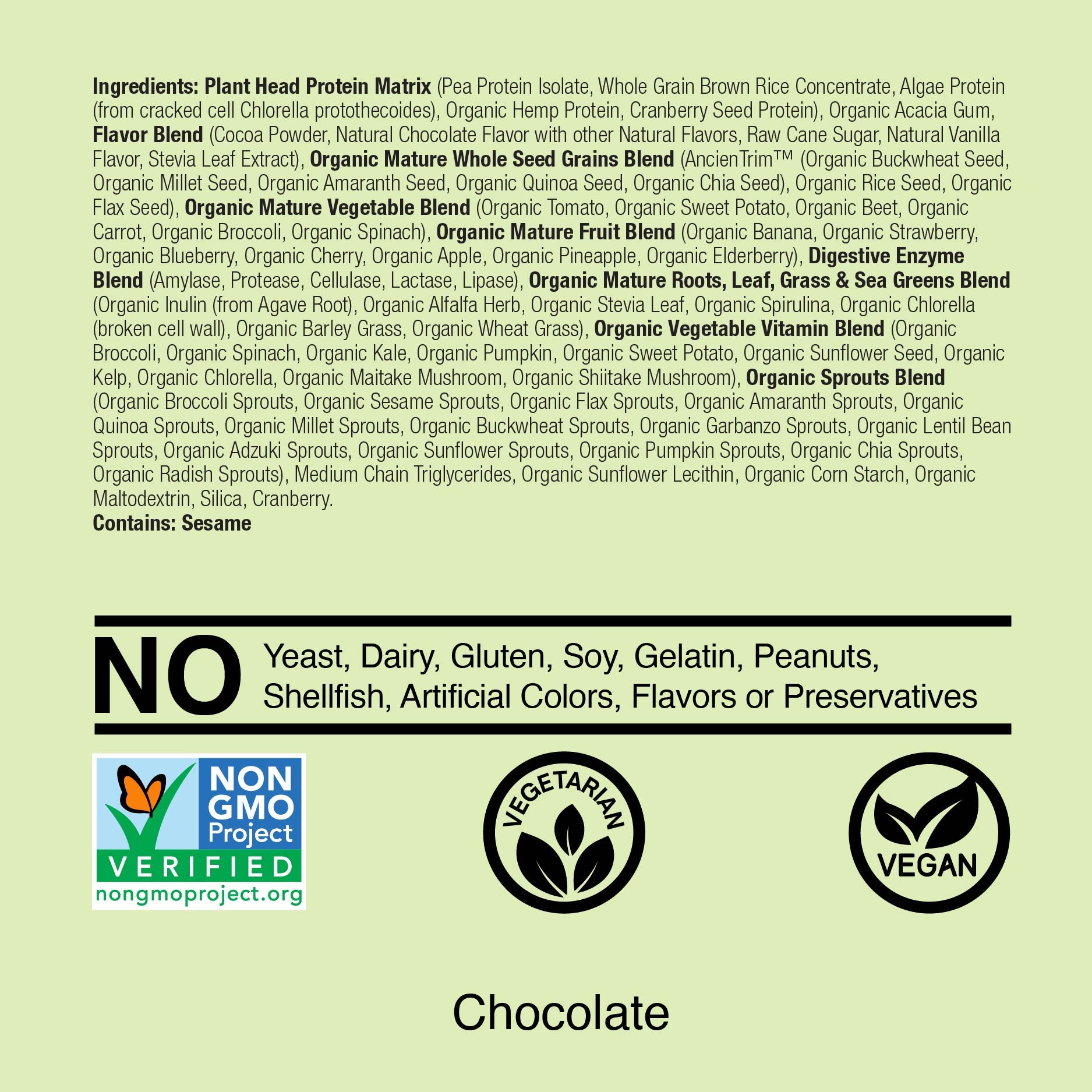 Plant Head Real Meal