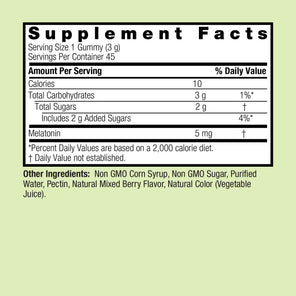 Melatonin 5mg - Gummies