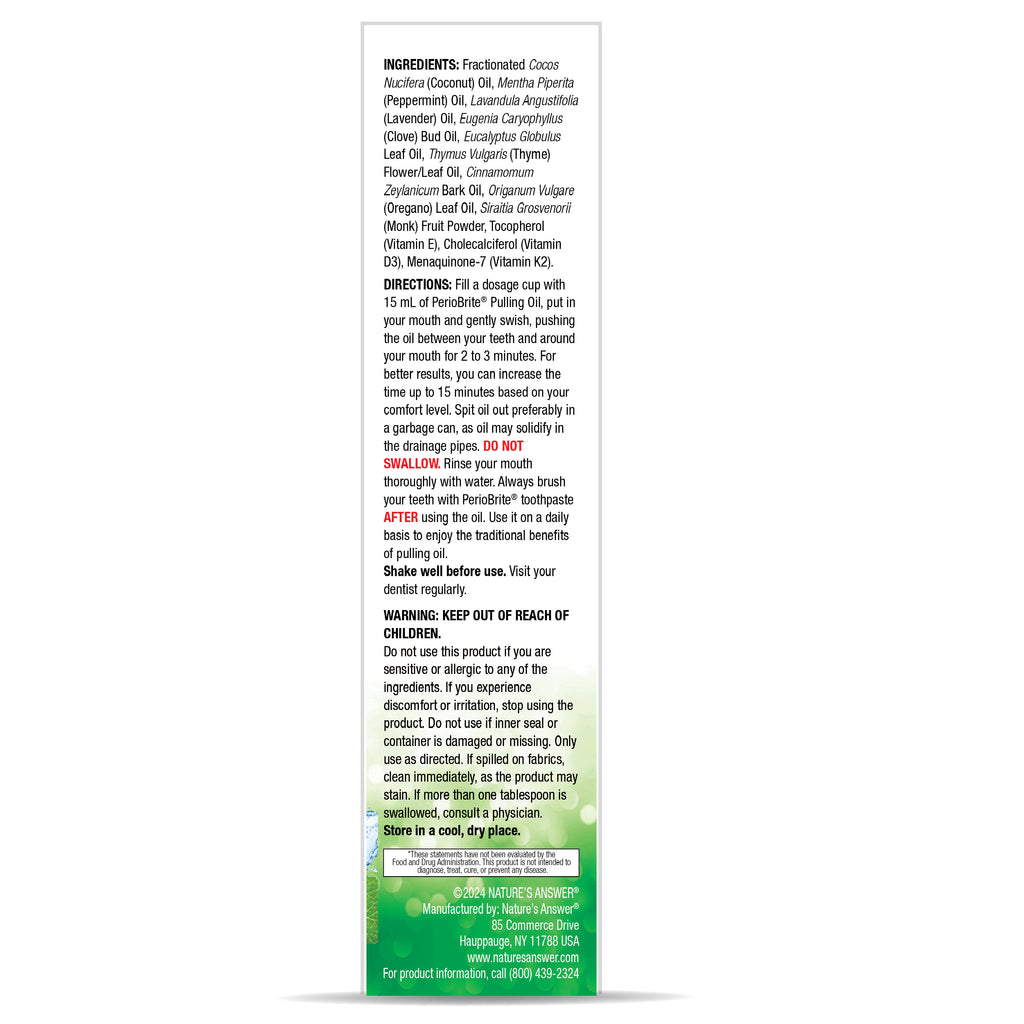 PerioBrite Pulling Oil 1679 IFC-Left