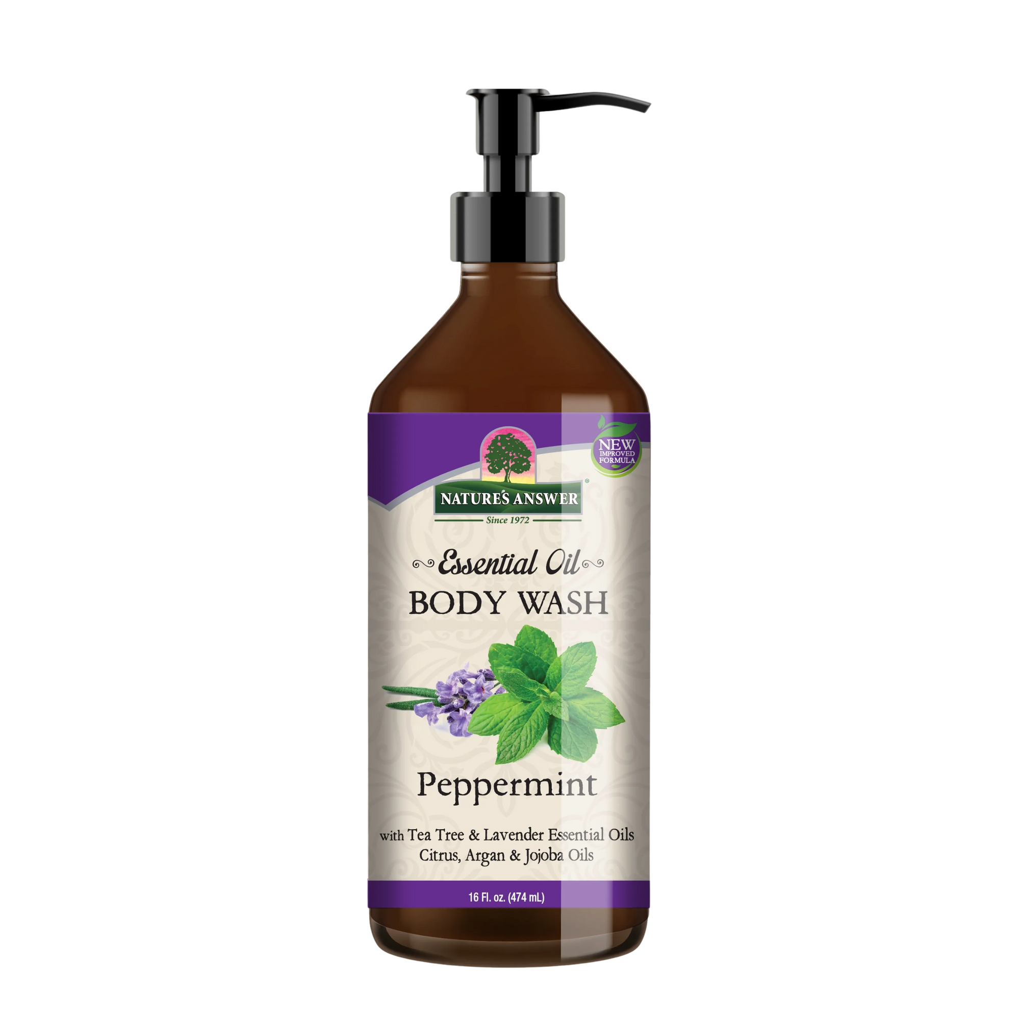 Essential Oil Peppermint Body Wash