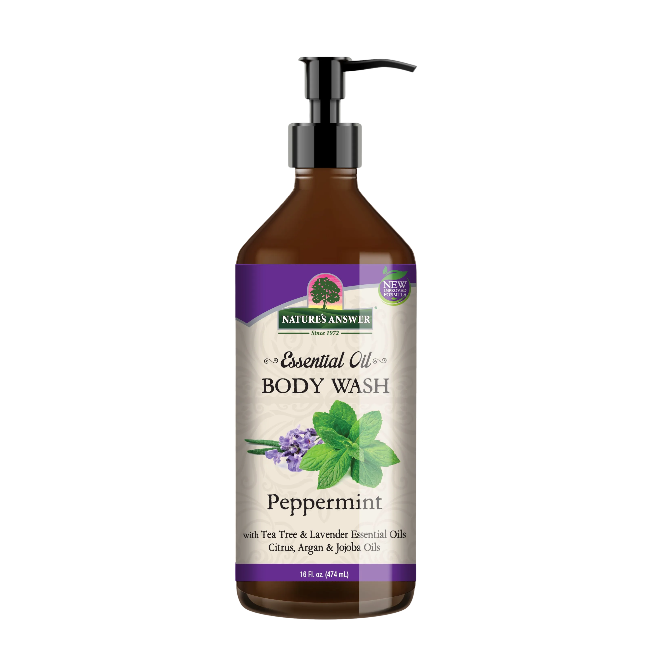 Essential Oil Peppermint Body Wash