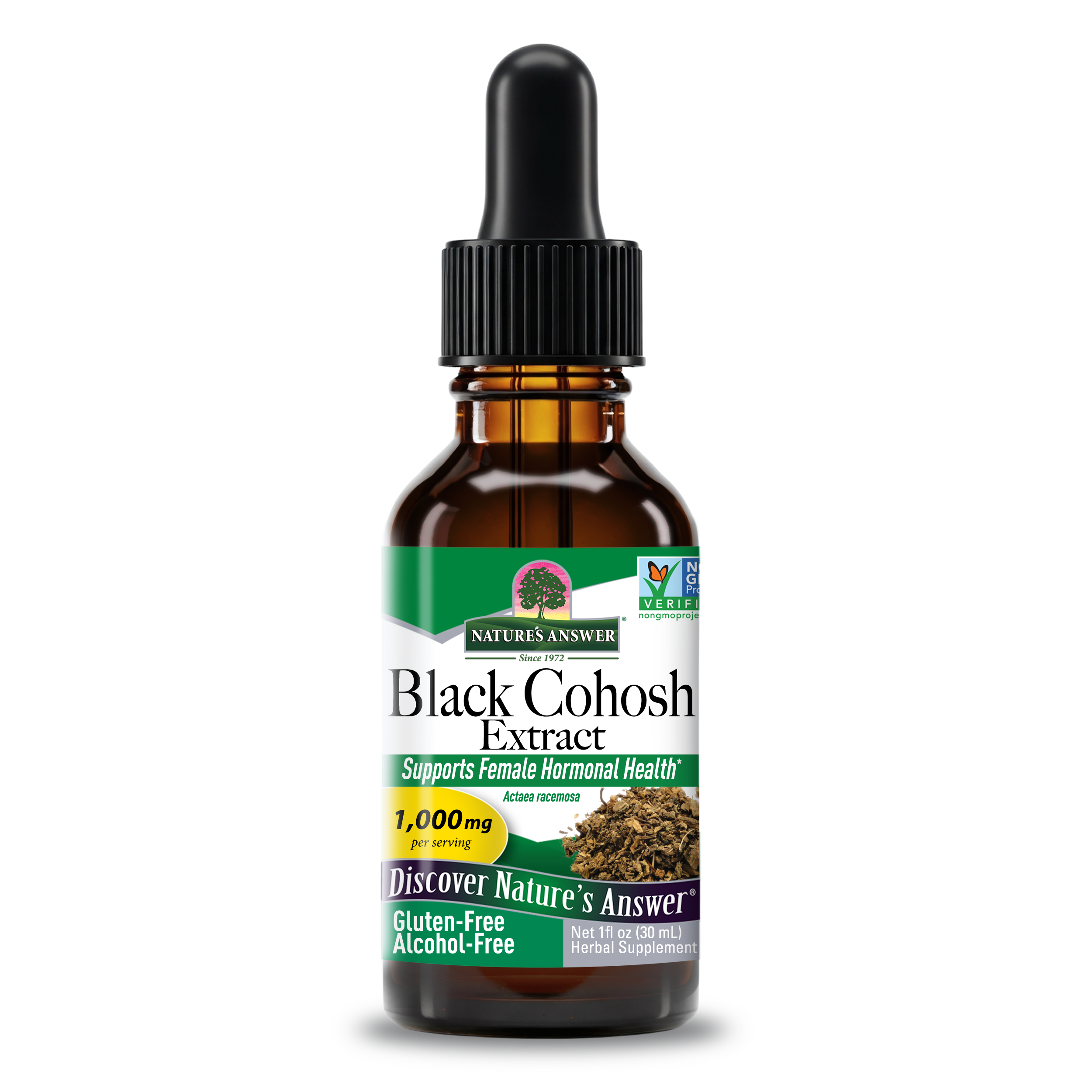 Black Cohosh Extract 1000 mg - Alcohol Free Liquid