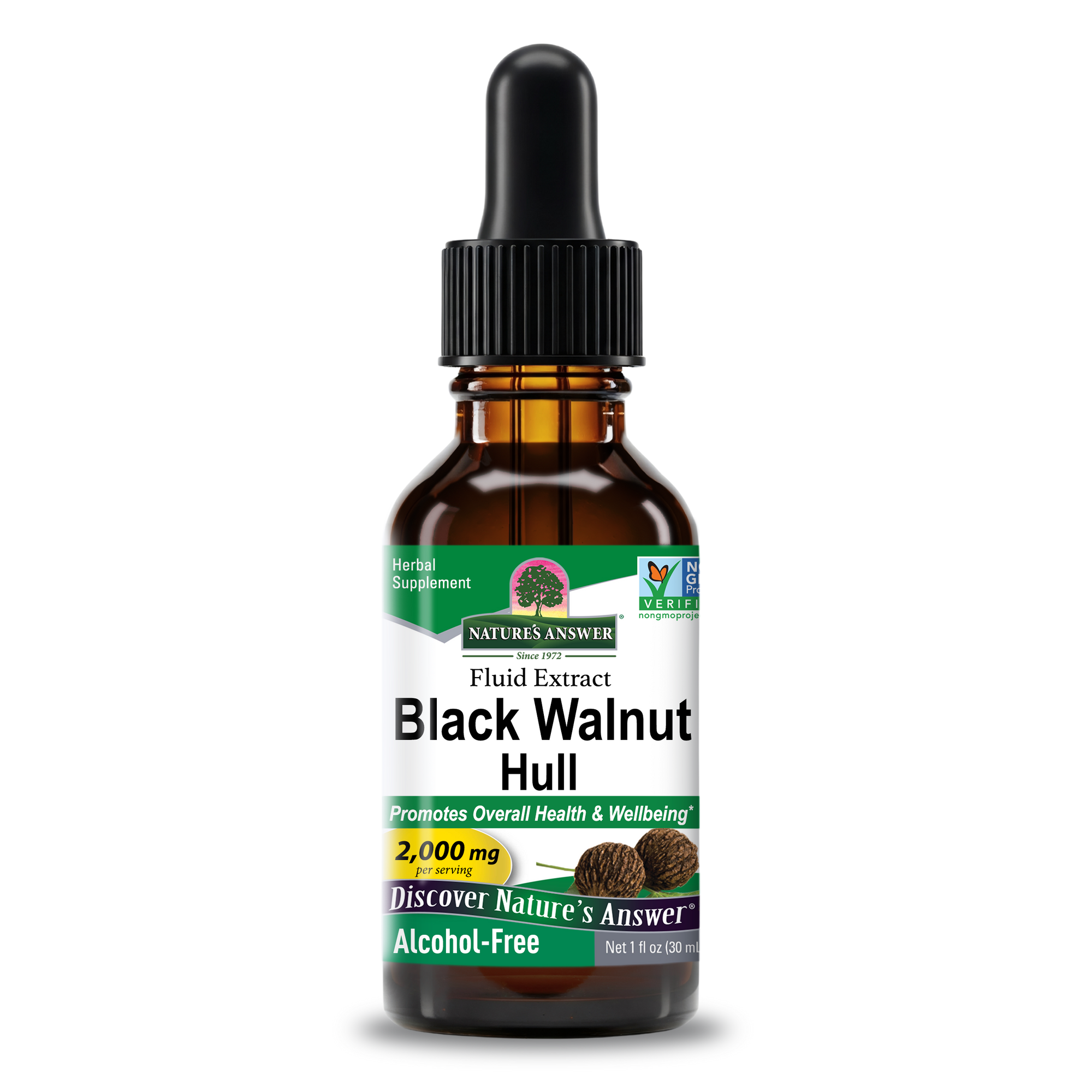 Black Walnut Hull Extract - Alcohol Free Liquid