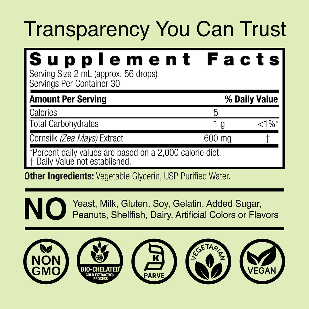 Cornsilk Extract - Alcohol Free Liquid