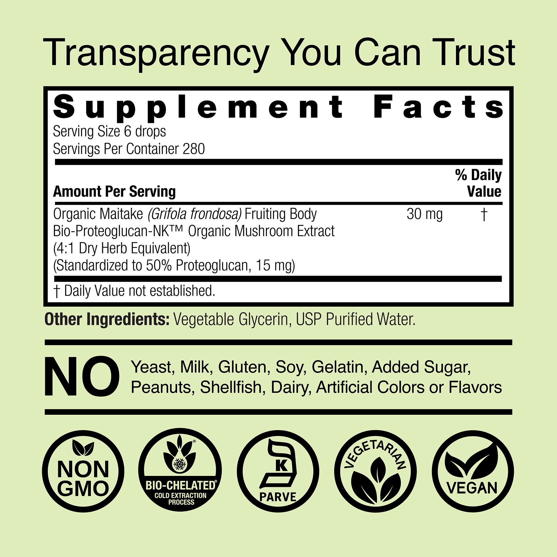 BioPro Maitake Extract - Alcohol Free Liquid