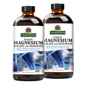 Magnesium Malate and Glycinate - Alcohol Free Liquid