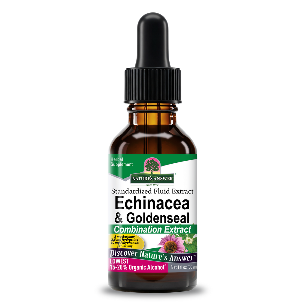 Echinacea & Goldenseal Extract - Low Alcohol Liquid