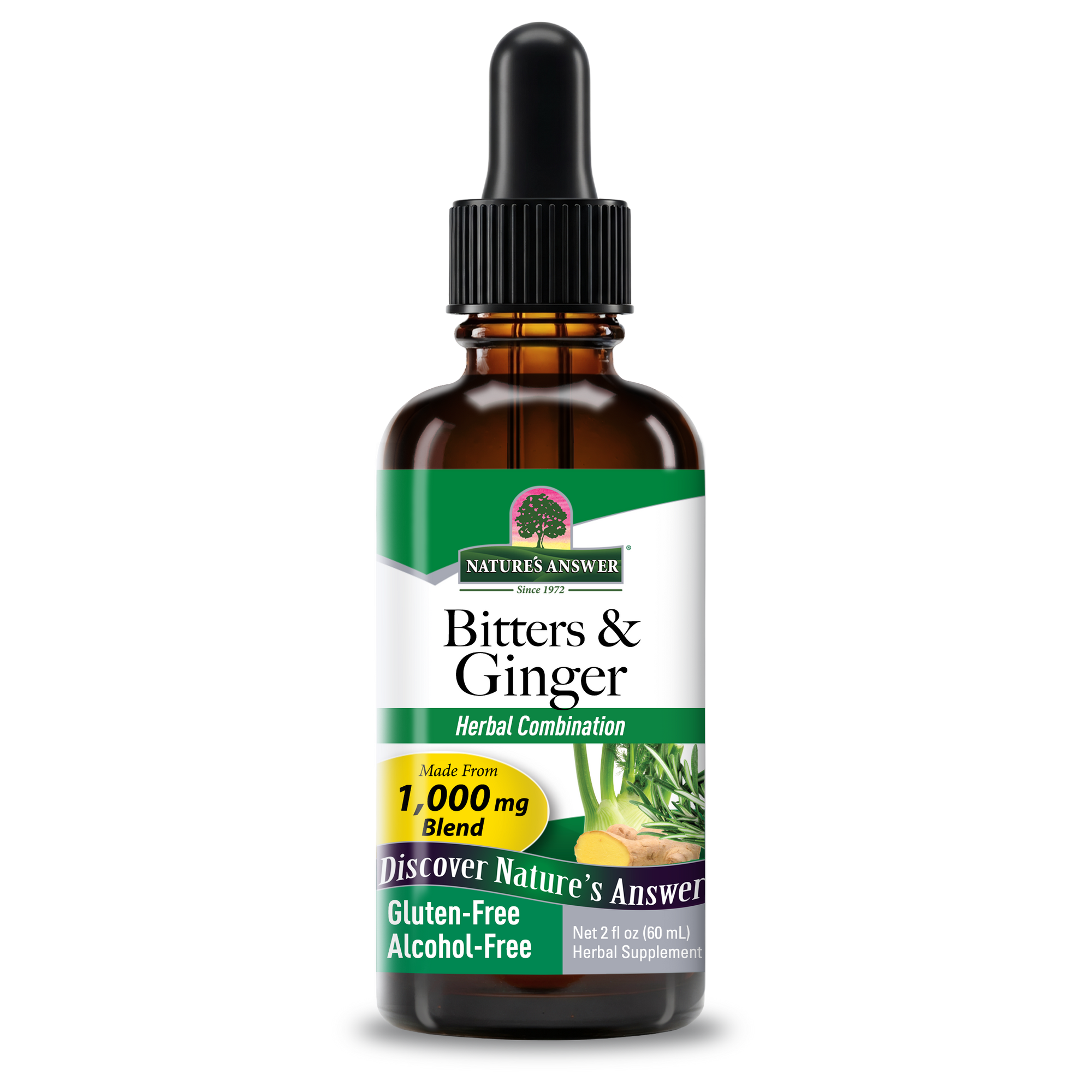 Bitters & Ginger Extract - Alcohol Free Liquid