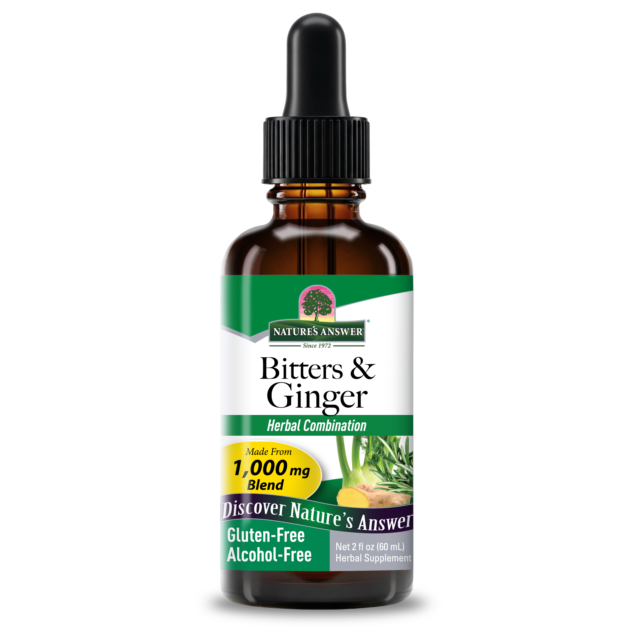 Bitters & Ginger Extract - Alcohol Free Liquid