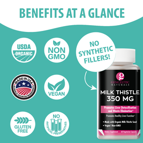 Organic Milk Thistle - Veggie Capsules